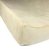 Luxe Basics Cover Comfy Contoured Changing Pad Cover, Caramel by Luxe Basics [並行輸入品]
