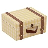 トランク クラフト収納ケース 小 ベージュチェック TBS-CBE