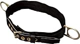 Miller by Honeywell 2NAL/SBK Miners Double D-Ring Body Belt with 1-3/4-Inch Webbing, 3-Inch Back Pad