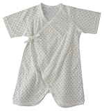 キャラメル コンビ肌着 多色水玉柄 フライス 50cm