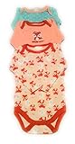 Baby Gear 3 - Pack Fox " lovely Like Mommy」ボディスーツ( 3 – 6 Month )