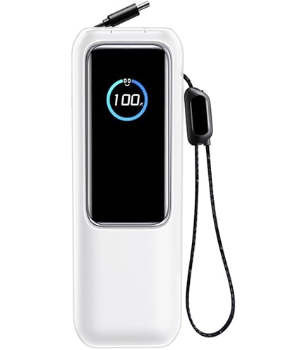 Anker Power Bank 25000mAh モバイルバッテリー シルバー Anker Power Bank (25000mAh, Built-In & 巻取り式USB-Cケーブル