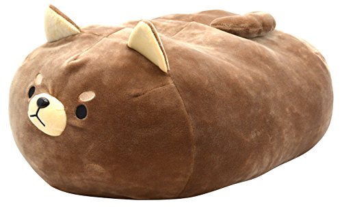 だるいぬ団 ぬいぐるみクッション ビッグサイズ ショコラ 茶色 長さ約70cm にゃもち ドウシシャ の最安値と通販店 購入可 サープラ