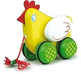 Vilac Pull Toy, Poupule the Hen [並行輸入品]