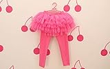 Candykids ボリューミーTUTUチュールスカート付き レギンス チュチュ スカート スカッツ「 子供服 【 女の子 キッズ 子供 チュチュスカート スカッツ スカート パニエー 】」 (９０c