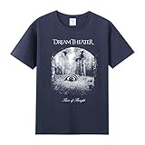 [ZAIED] Dream Theater ドリーム シアター ロック アメリカ 流行 欧米風 音楽 Tシャツ メンズ/レディース 夏服 トップス 半袖 無地 通気性 人気 プリント シャツ ファッション ゆったり おもしろTシャツ