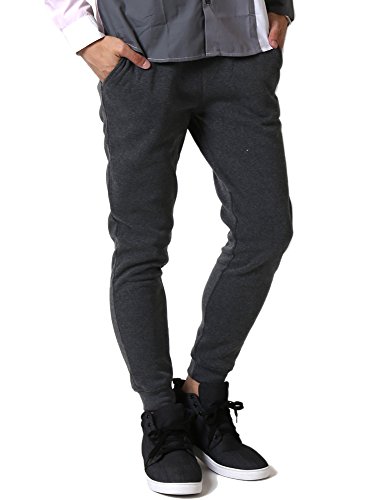 (アーケード) ARCADE ジョガーパンツ メンズ 細身 スキニ― 暖かい 裏起毛 スウェットパンツ