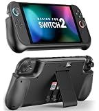NEWDERY Switch 2用 充電ケース スイッチ 2用 バッテリーカバー バッテリーバック Switch 2用 アクセサリー 保護ケース 全面保護 耐衝撃 着脱簡単 For Nintendo Switch 2対応 ブラック