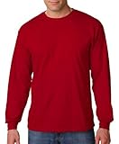 Gildan g5400ヘビーコットンTM長袖Tシャツ、Cardinalレッドby Gildan
