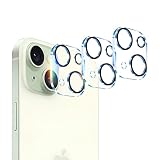3枚 対応 iPhone 15 / iPhone 15 Plus 用 カメラレンズ 保護 カメラフィルム カバー 強化ガラス 全面保護 黒縁取り 露出オーバー防止 アイフォン15 / 15プラス 対応 3枚セット SXWJTAP153