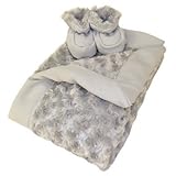 Luxe Blanket And Booties Gift Set by Trend Lab [並行輸入品]