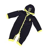 [ユーエスポロ] U.S. POLO ASSN. (BABY) ベビー服 長袖ボディースーツ (フード付き) USP63490YE Mサイズ