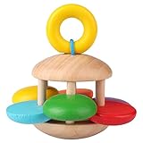 (トイホーム)Toy homeレインボーフラワー　木製ガラガラ