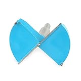 uxcell ボアビット 85mm 木工 ラウンド シャンク 超硬チップ ボーリング ビット ヒンジ