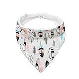 Tovadoo ベビー よだれかけ　コットンブレンド　プリント　キュート　おしゃれ　出産祝い　プレゼント 五色入　42*33*24cm　0-3歳