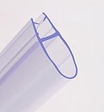 Bath Shower Screen Door Seal For 4-6 mm Glass Up To 18 mm Gap