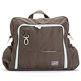 Gitta Ideal Multi Function Baby Mom Nappy Changing Diaper Bag, Brown+L.Blue by Gitta