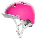(バーン) bern ヘルメット キッズ ニーナ Nina Zip Mold グロスピンク S-M