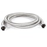 uxcell シャワーホースパイプ　シャワーチューブ　チューブ　メタル　水ヒーター　19mm直径　2Ｍ