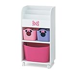 【Disney】ディズニー　おもちゃ＆絵本ラック 　ミッキーマウス　　ミニーマウス