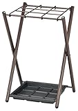 傘立て(18本収納) 【ブラウンフレーム/約幅30.5×奥行32.5×高さ51cm】