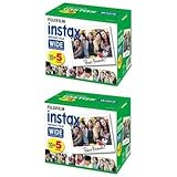 富士フイルム インスタントカラーフィルム Instax Wide 5パック×2（100枚分）