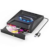 Lefon ブルーレイ ドライブ 外付け Blu-ray プレイヤー BD/CD/DVD プレーヤー CD/DVD読取・書込 USB3.0＆Type-C両接続 プラグアンドプレイ ドライバ不要 静音 軽量 Windows7/8/10/11/XP Mac対応