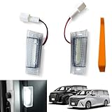 TELLIKA アルファード40系 カーテシランプ 2列目 ヴェルファイア 40系 40アルファード スライドドアスポットランプ ステップランプ 爆光 純白色 ドアウェルカムライト 後席スライドドア用 車種専用設計 純正交換 カプラーON設計 取付簡単 AGH4#W/AAHH4#W/TAHA4#W 取付工具付き 左右2個セット