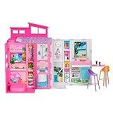 バービー(Barbie) バービー65​ ちきゅうにやさしい ２かいだてのピンクのおうち （ドール別売） きせかえ人形・ハウス ままごと・ご