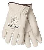 Tillman 1410 Extremely Durable Top Grain Pigskin Drivers Gloves, Small by Tillman