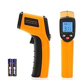RAXFLY 赤外線放射温度計 非接触温度計 デシタル測定器 【-50 ~＋380℃(-58°F~716°F)】デジタル温度計 赤外線温度計 乾電池付き