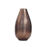 Torre & Tagus 901511C Talis Hammered Vase, Short, Copper by Torre & Tagus