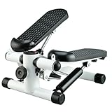 自宅でのエクササイズ用ステッパー デスク下ステッパーマシン 階段ステッパー 高さ調節可能 ミニステッパー 電子ディスプレイ付き レッグエクササイザー 在宅勤務 フィットネス