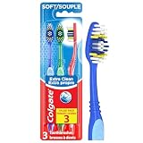 コルゲート エクストラクリーン フルヘッド 歯ブラシ、ソフト - 3本