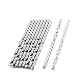 HSSストレートシャンク2.7ミリメートルツイストヘッド60ミリメートルロングドリルビット10PCS