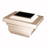 Classy Caps SL078T 4x4 Regal Solar Post Cap - 2 Pack/Tan [並行輸入品]