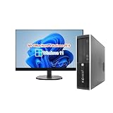 【整備済み品】 エイチピー デスクトップPC 6300 / 27型液晶セット / Win 11 Pro/MS Office H&B 2019 / Core i5-3470 / wajunのWIFI/Bluetooth/DVD-RW / 16GB / 256GB SSD