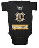 NHLボストン・ブルーインズBeelerヴィンテージ幼児クリーパー、ブラック Newborn