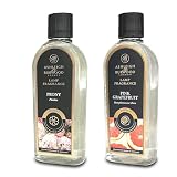 フレグランスランプ用オイル 2本セット [正規品]オイル組合せ 香りをブレンド [ピオニ-ピング] 500ml × 2本 アシュレイ＆バーウッド ASHLEIGH&BURWOOD ([ピオニ]ピオニ－, [ピング]ピンクグレープフルーツ)