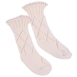 Perfk 通気性レッグソックス　　ニット　　ハイジャカード　　ユニセックス　赤ちゃん　　綿　　暖かい　全2サイズ5色 - ベージュ, M