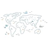 Lambs & IvySilver Cloud Wall Appliques [並行輸入品]