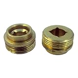 LASCO sb-5 5 / 8インチx 27スレッド蛇口シートKohlerブランド洗面、3 / 8インチ、真鍮、2 - Pack