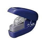 プラス 針なしホッチキス ペーパークリンチ ブルー SL-106NB 【まとめ買い5個セット】