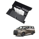 HUAHAO 新型 トヨタ アルファード/ヴェルファイア 40系 専用 コンソールボックス ヴェルファイア 40 ティッシュ置き 二段収納 コンソールトレイ アルファード40 アクセサリー 小物入れ 車 収納ボックス 滑り止め カスタムパーツ 取付簡単