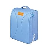 Tkoool 持ち運べる 赤ちゃん 用 べビー コンパクト ベッド (ブルー)