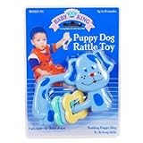Baby King子犬犬Rattleおもちゃ(カラーブルー）