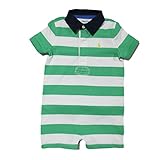 (ポロ ラルフローレン チルドレンズウェア) POLO RALPH LAUREN CHILDRENSWEAR ベビー 男の子 ショートオール Striped Cotton Jersey Shortal