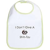 CafePress I Don't Give A Shih Tzu Bib - Standard Kiwi by CafePress
