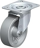 Blickle LI-G 100G Swivel Caster, 3.94 Wheel Diameter, 330 lb. Load Capacity by Blickle