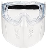 MSA 10150069 Sightgard Vertoggle Safety Goggle/Face Shield Combination, Polycarbonate Lens, Clear Le